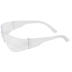 Bouton Optical 250-01-0920 Zenon Z12 Rimless Safety Glasses, CL/CL Lens, Anti-Scratch/Fog