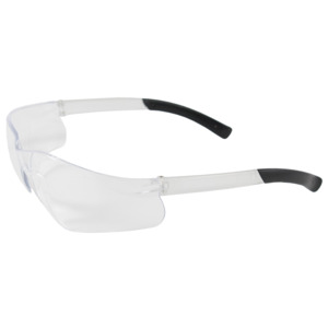 Bouton Optical 250-06-0020 Zenon Z13 Rimless Safety Glasses, CL/CL Lens, Anti-Scratch/Fog