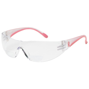 Bouton Optical 250-12-0275 Lady Eva Safety Readers, Rimless, CL w/PK-CL Lens, Anti-Scratch, +2.75 Diopter