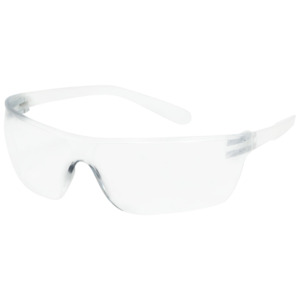 Bouton Optical 250-13-0000 Zenon Z-Lyte II Safety Glasses, Rimless, CL/CL Lens, Anti-Scratch