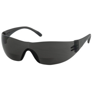 Bouton Optical 250-27-0125 Zenon Z12R Safety Readers, Rimless, GY/GY Lens, Anti-Scratch, +2.50 Diopter