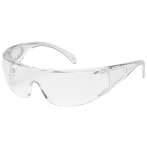 Bouton Optical 250-37-0980 Ranger OTG Safety Glasses, Rimless, CL/CL Lens