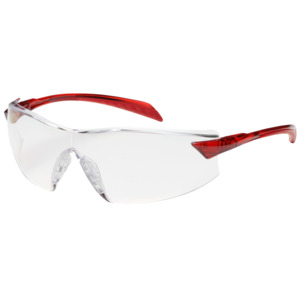 Bouton Optical 250-45-1020 Radar Safety Glasses, Rimless, RD/CL Lens, Anti-Scratch/Fog