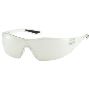 Bouton Optical 250-49-0022 Pulse Safety Glasses, Rimless, CL, I/O Lens, Anti-Scratch/Fog