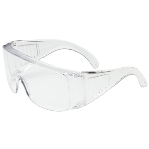 Bouton Optical 250-99-0980 The Scout OTG Safety Glasses, Rimless, CL/CL Lens