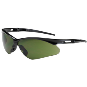Bouton Optical 250-AN-10118 Anser Safety Glasses, Semi-Rimless, BK/IR Filter 3.0 Lens, Anti-Scratch