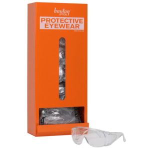 Bouton Optical 252-ED100 Wall-Mounted Eyewear Dispenser, Holds 12 Safety Glasses