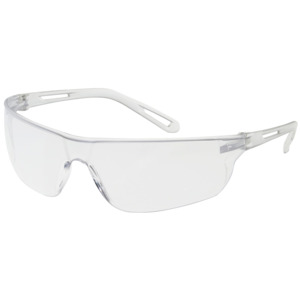 Bouton Optical 250-09-0000 Zenon Z-Lyte Rimless Safety Glasses, Anti-Scratch, CL
