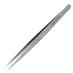 Lindstrom SS-SA-SL Tweezers, Straight, Slender, Fine, Sharp Tips, Anti-Magnetic, Stainless Steel