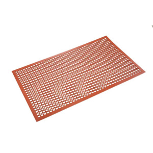 Crown Matting WS CT31TC Safewalk-Light Drainage Mat, Grease-Resistant, Terra Cotta, 3' x 10'