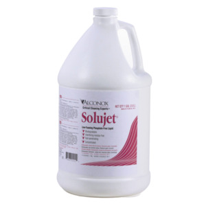 Alconox 2101 Solujet, Liquid Detergent, Low-Foaming, Phosphate-Free, Bottle, Case of 4 x 1 Gallon