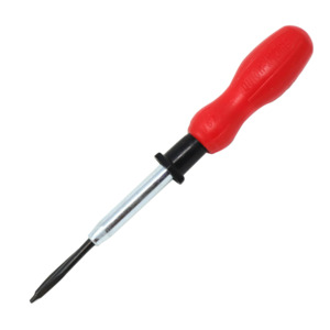 Quick-Wedge 1253A Screw-Holding Screwdriver, Tapered, 1/8"x3"