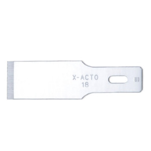 X-Acto X218 #18 Heavyweight Wood Chiseling Blade, 5/Pkg