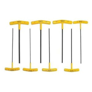 Bondhus 15332 T-Handle Hex Key Set 3/32"-1/4" 8 Pc