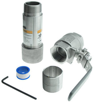 Rosemount 1 1/4" Ball Valve Assembly