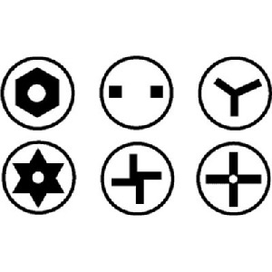 Eazypower 88134 Eazypower Bit Set Security Insert 1" OAL 34 Pc