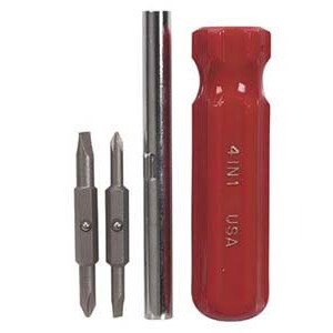 BestWay Tools 59303 Phillips Screwdriver, Slotted, 4-in-1, Reversible