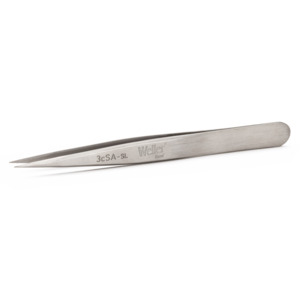 Weller-Erem 3CSASL Tweezers, Straight Long Tip, Precision, 4.25"