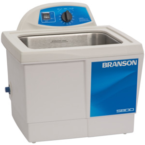 Branson CPX-952-517R Ultrasonic Cleaner with Mechanical Timer Plus Heater, 2-1/2 Gallon