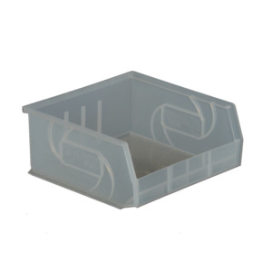Lewis Bins PB1011-5 Clear Parts Bins-OD 10-7/8" x 11" x 5", 6/Case