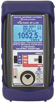 PIE 525 Plus Thermocouple & Milliamp Calibrator