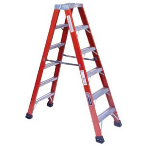 Louisville Ladder FS1406HD Louisville Ladder Fiberglass 6' Step 375 lbs IAA Rated