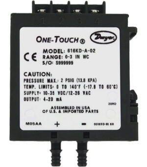 Dwyer 616KD Differential Pressure Transmitter