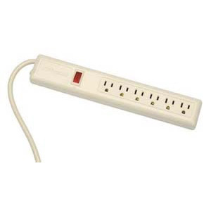 Wiremold P6 Wiremold Outlet Strip 6 Out-lets Impact Housing 6' Cord