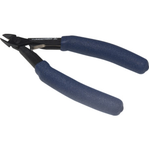 Lindstrom HS-8161 Cutter, Diagonal, Oval, Long, Flush, Precision Cut, ESD, Alloy Steel, 80 Series
