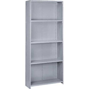 Lyon 8716M Closed Shelving Unit, (36" L x 18" D x 84" H)