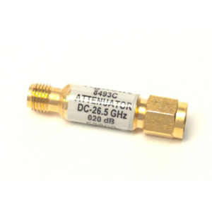 Keysight 8493C/010 Coaxial Fixed Attenuator, DC-26.5 GHz, 3.5 mm (m) to Female, 10dB, 8493C Series