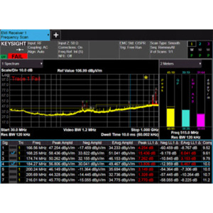 Keysight N6141EM0E/R-Y5C-001-A/R-Y6C-001-L EMI Measurement Application, PathWave X Series