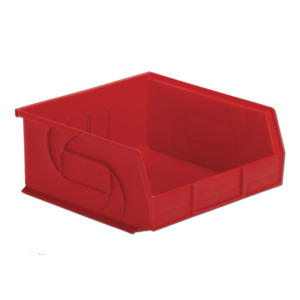 Lewis Bins PB1011-5 Parts Bin, Red, 10-7/8" x 11" x 5"