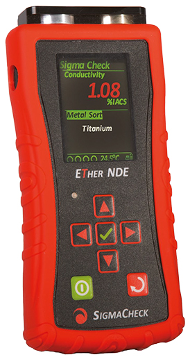 ETher NDE SigmaCheck-2 Eddy Current Tester
