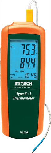 Extech TM100 Type K/J Thermometer