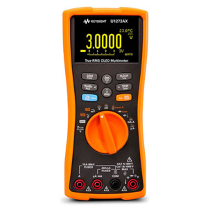 Keysight U1273AX Handheld Digital Multimeter, DMM 30,000 Count, True RMS, with OLED Display