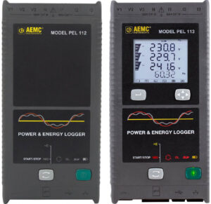 AEMC PEL 112 / PEL 113 Power and Energy Loggers